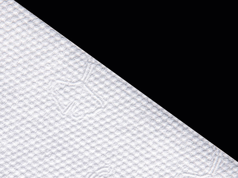 Vioscós Agus poileistir Ginkgo Dot Stíl Spunlace Nonwoven Do Wipes Tirim Nó Fliuch